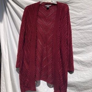 United States Sweaters Burgundy Cardigan